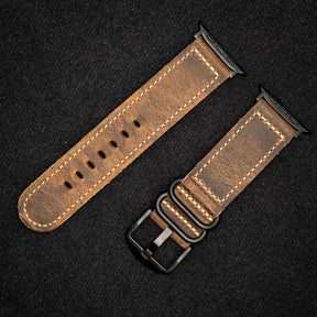 Vintage Military Leather Strap