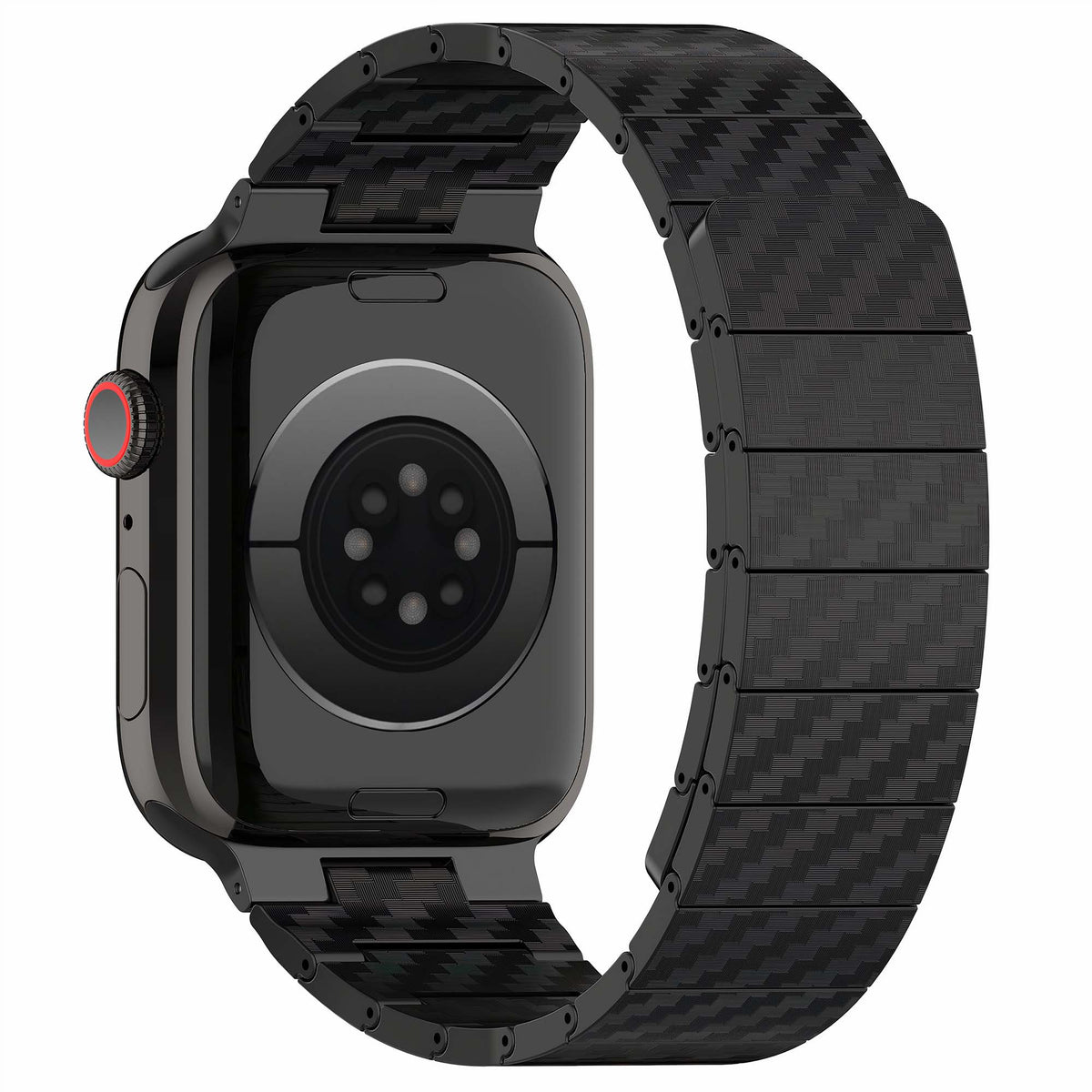 Carbon Fiber Magnetic Link Band for Apple Watch